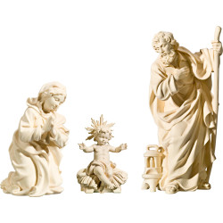 Nacimiento con Niño Jesús sentado (sin base)