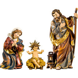Nacimiento con Niño Jesús sentado (sin base)