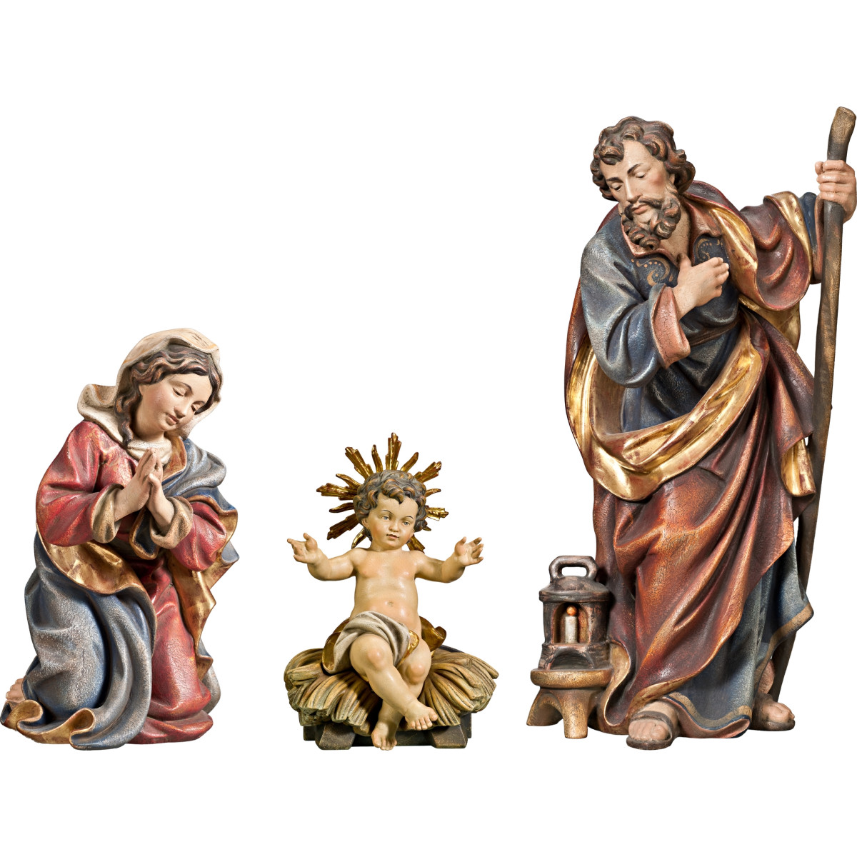 Nacimiento con Niño Jesús sentado (sin base)