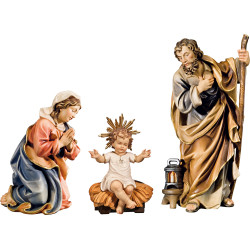 Holy Family with sitting clothed IHS Jesus Child (without base)