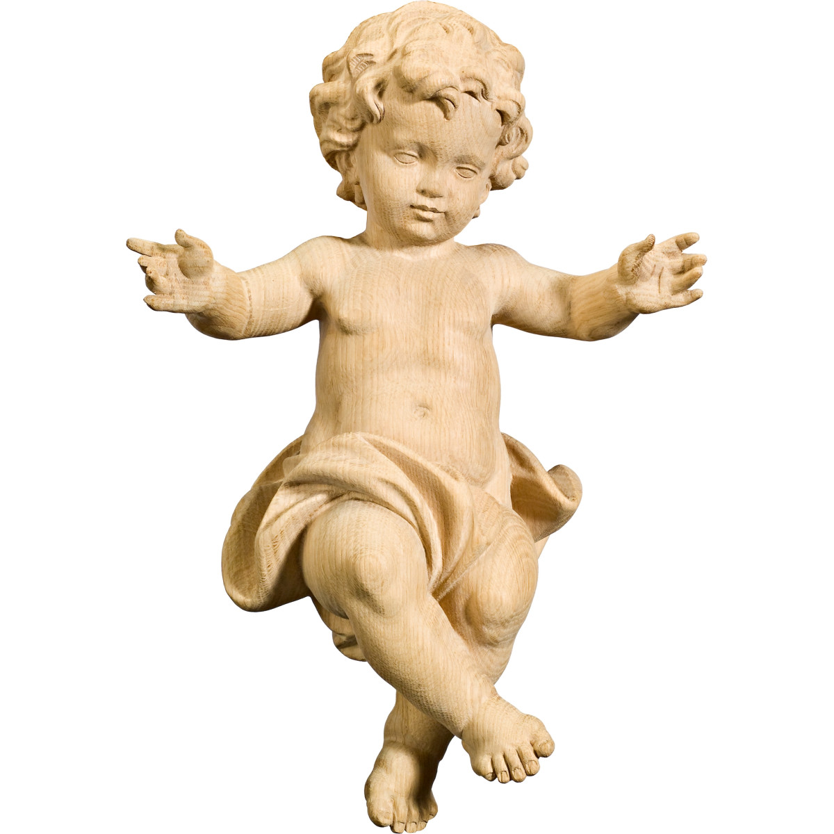 Baby Jesus wooden figure for Christmas crib