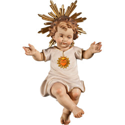 Baby Jesus clothed with Heart and aureole