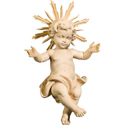 Baby Jesus with Halo in Wood | Bergland