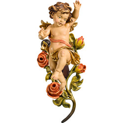 Anjo Bergland à esquerda com rosas
