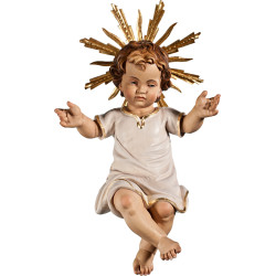 Menino Jesus vestido com auréola