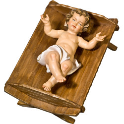 Menino Jesus em cama simples