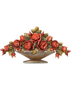 Dekoration aus Holz – handgeschnitzt – Bergland Shop